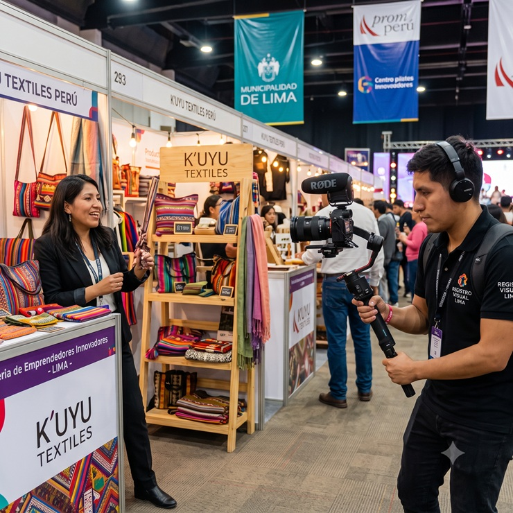 Cobertura Audiovisual en Ferias y Stands Comerciales