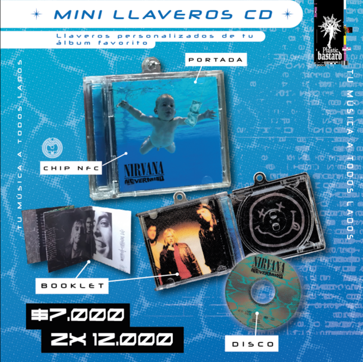 Llaveros Mini CD
