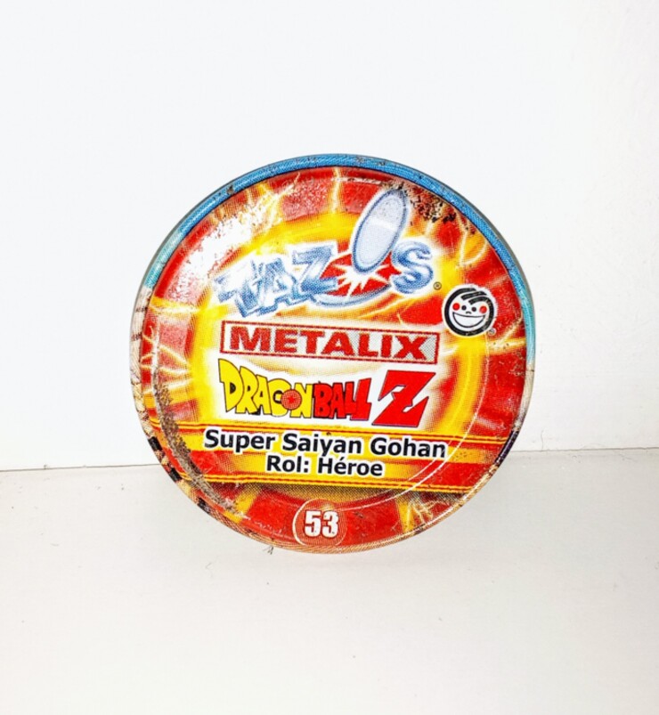 TAZO METALICO DRAGON BALL Z