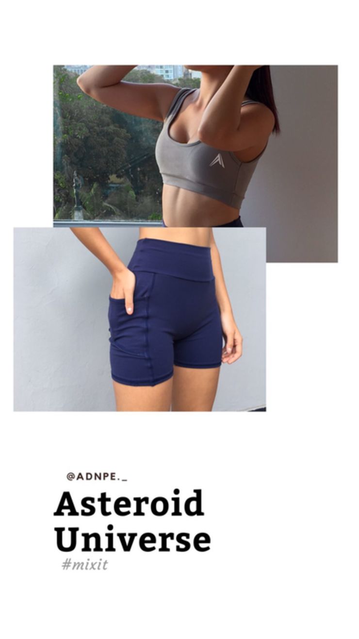 ASTEROID TOP & UNIVERSE BIKER SHORT