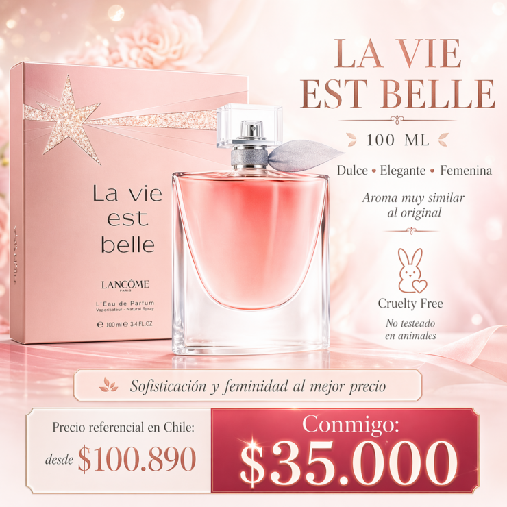 🌸 Perfume femenino inspirado en La Vie Est Belle 100 ml