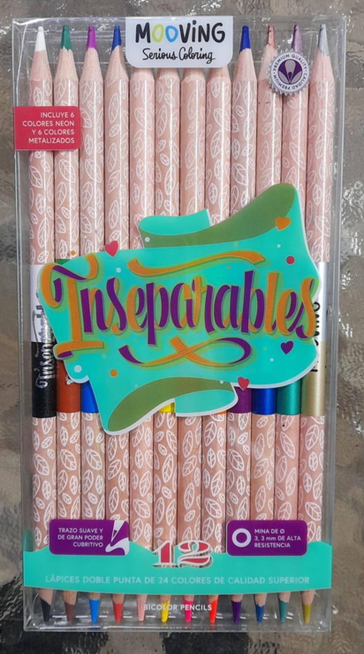 Estuche de 12 bi-colores