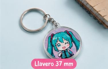 Llavero personalizado de 37 mm