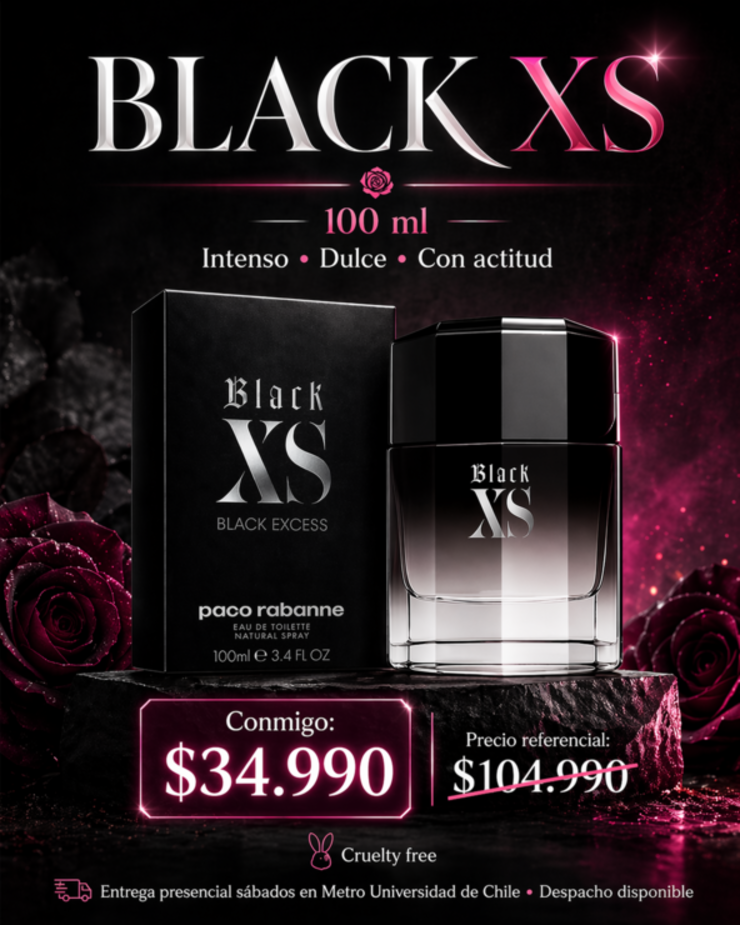 🖤 Perfume masculino inspirado en Black XS 100 ml
