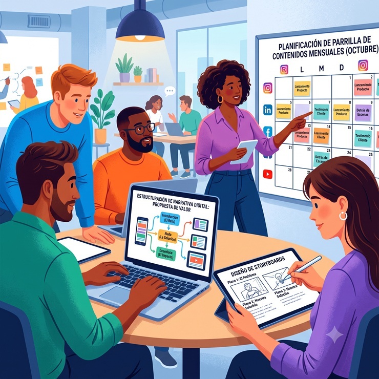 Diseño de Guiones Técnicos y Storytelling para Marcas