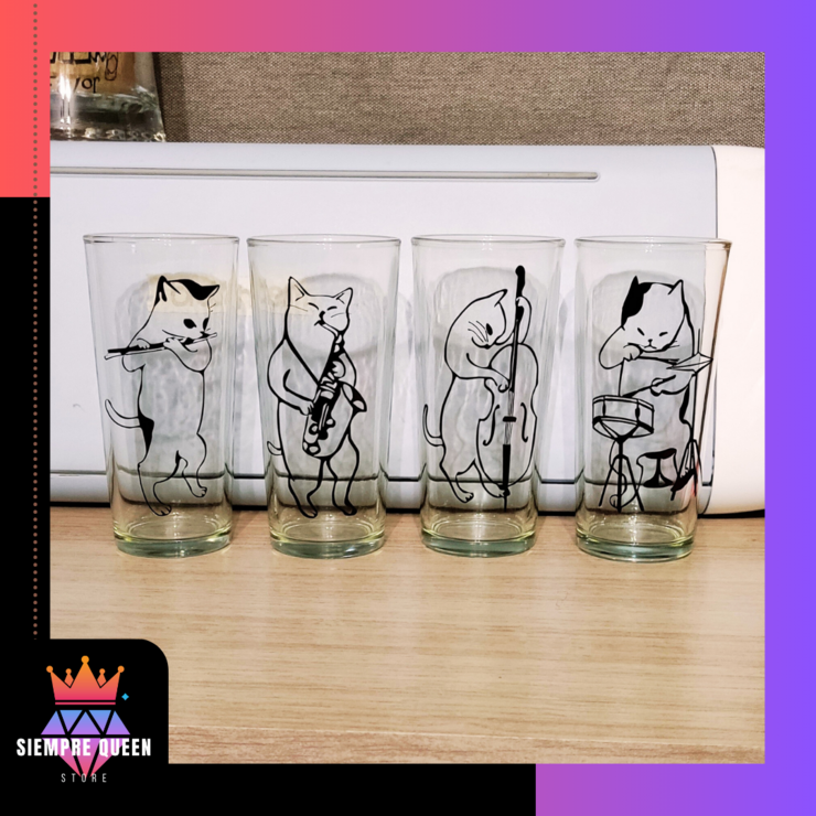Set de Vasos Michis musicales
