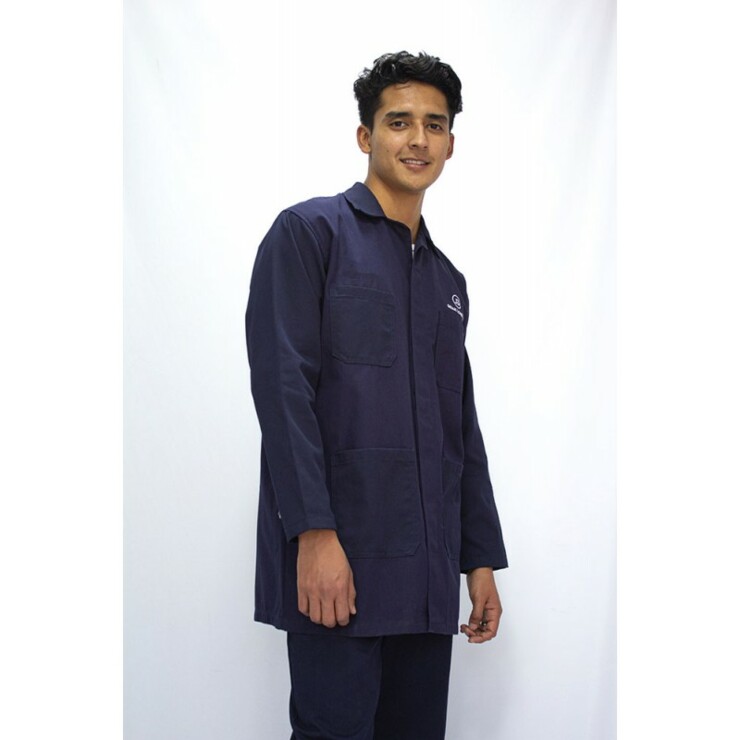 BATA TIPO LABORATORIO MANGA LARGA CABALLERO