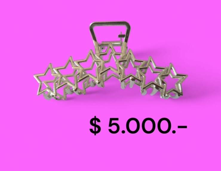 Pinza para el cabello de siete estrellas