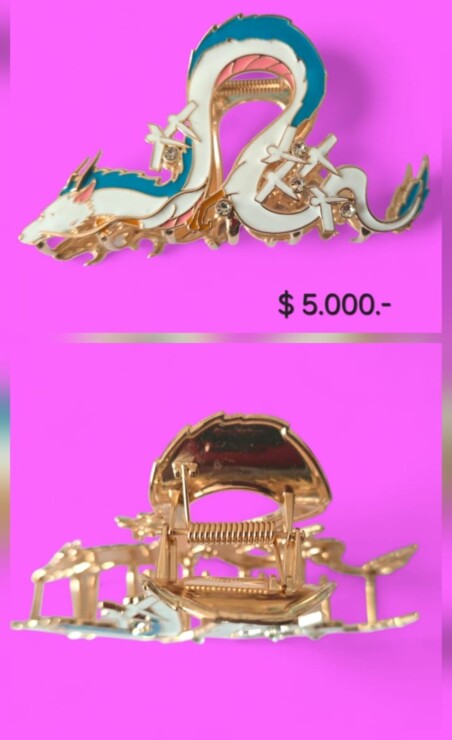 Pinza para el cabello de Haku