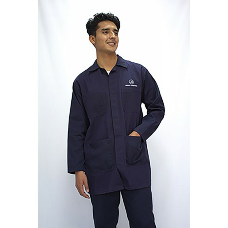 BATA TIPO LABORATORIO MANGA LARGA CABALLERO