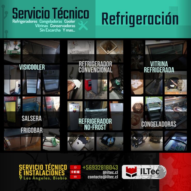 Reparación Refrigeradores, Congeladoras & Conservadoras