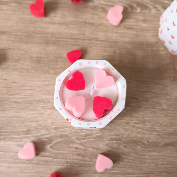 Vela Aromática Lluvia de corazones