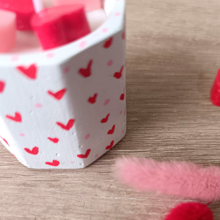 Vela Aromática Lluvia de corazones